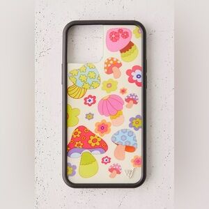 Wildflower iPhone 12 Case Floral Mushroom Case